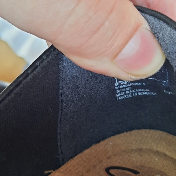 Clarks Medora Jem Stretch Cross Strap Flats Slip On Comfort Loafers 7 Black - Picture 11 of 11